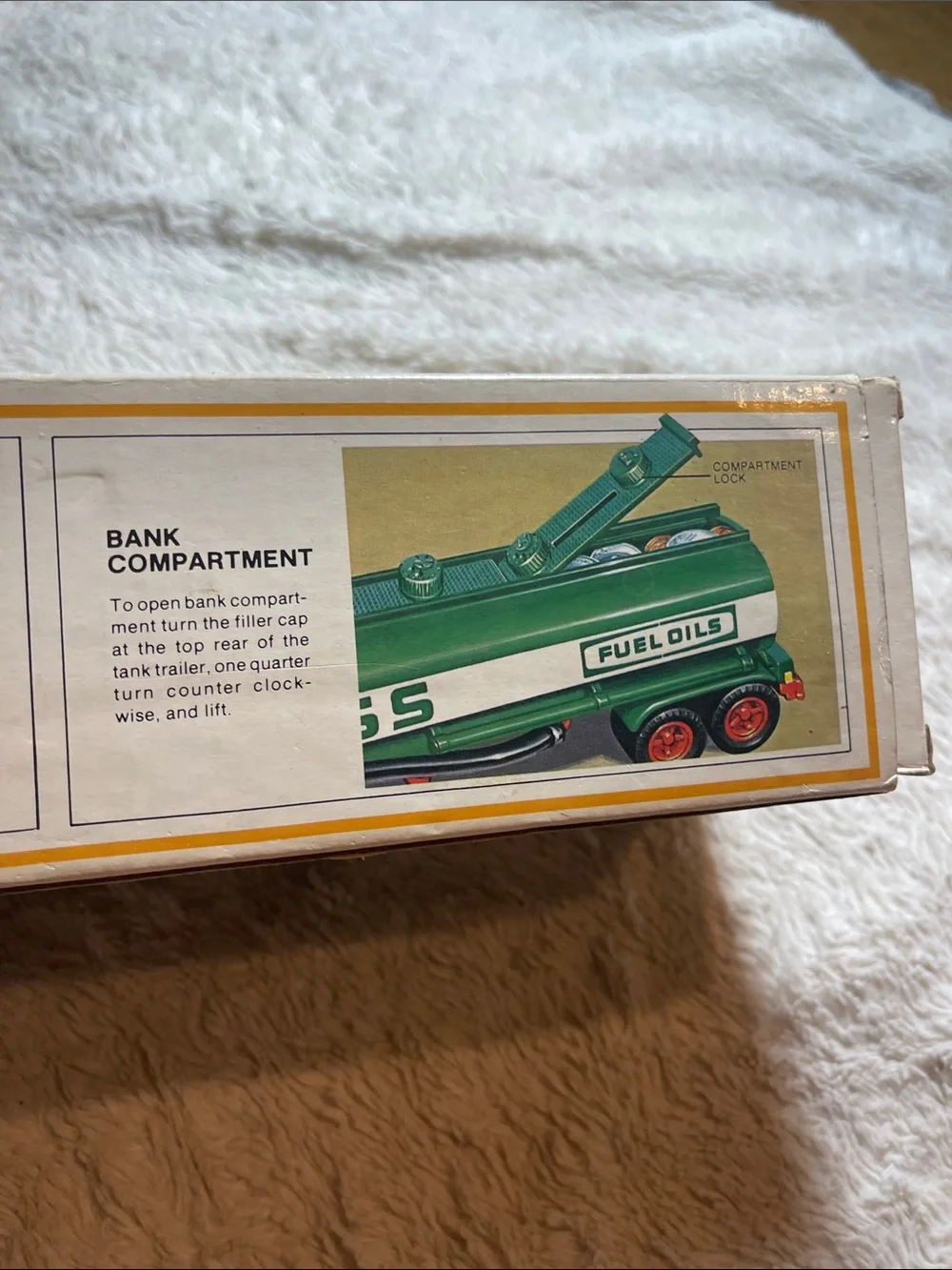 1984 hess  toy truck bank